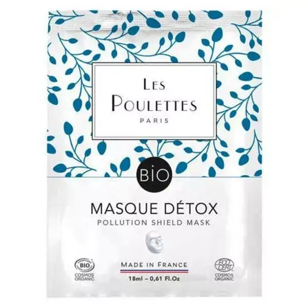 Les Poulettes Paris - Masque Détox certifié BIO - 18 ml