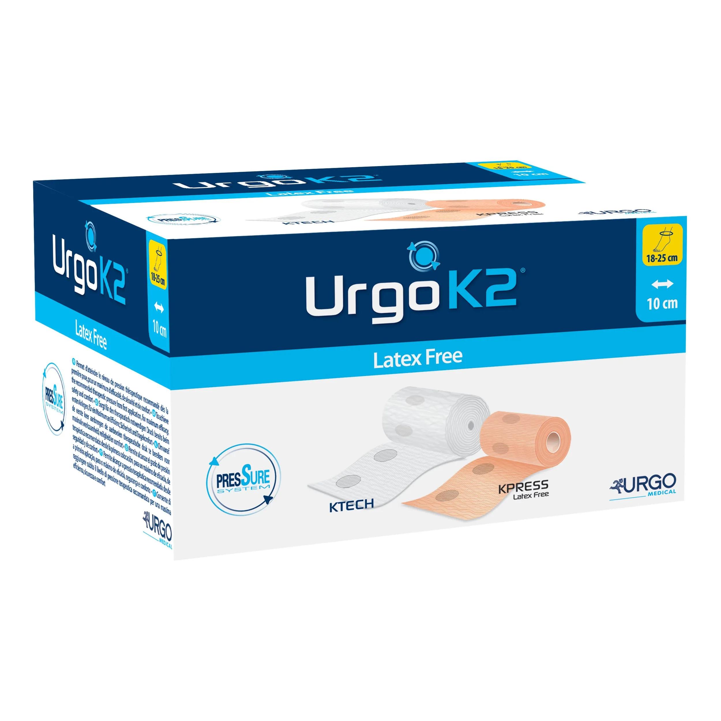 Urgo K2 Latex Free Bende Elastiche 25x32 cm 2 Pezzi