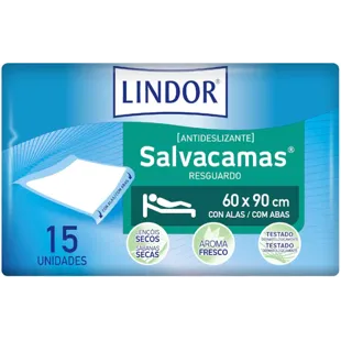 Colcha Lindor 60x90cm Asas Underpads 15 unidades