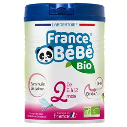 France Bébé Nutrition Lait de Suite 2ème Âge Bio 800g