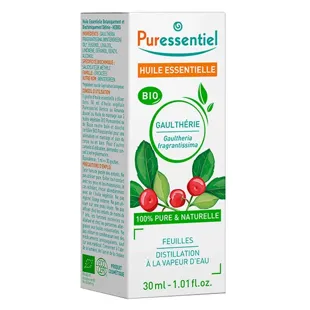 Olio essenziale di wintergreen biologico Puressentiel 30 ml