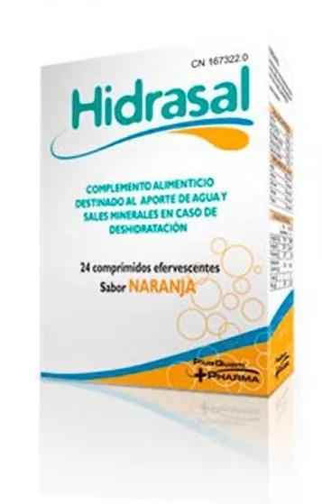 Plusquam Pharma Hidrasal Sabor Laranja 24 Comprimidos Efervescentes