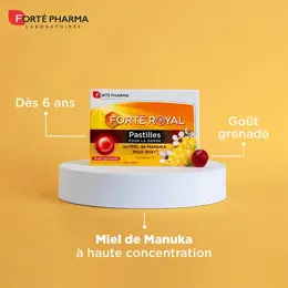 Forté Pharma FortéRoyal Pastilles Gorge Miel de Manuka Vitamine C 24 pastilles