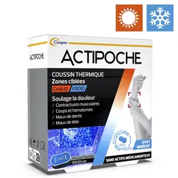 Actipoche Thermothérapie Coussin Thermique Microbilles Zones Ciblées 1 unité