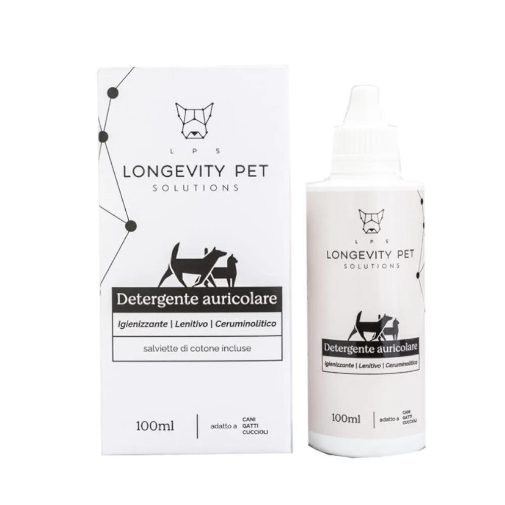 Longevity Pet Detergente Auricolare per Cani e Gatti 50 ml