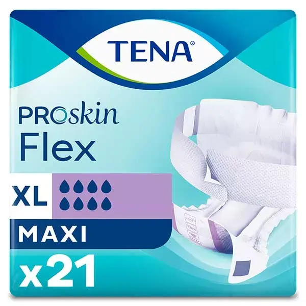 TENA ProSkin Flex Change Con Cinturón Maxi Talla XL 21 protecciones