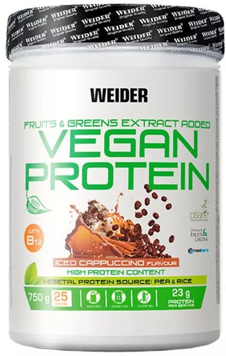 Weider Vegan Protein Saveur Cappuccino Glacé 750 gr
