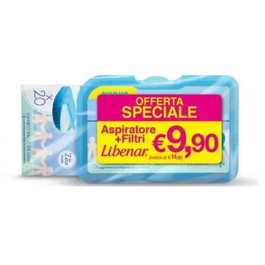 Libenar PROMO Bipacco Aspiratore Nasale Soft + 20 Filtri Ricambio