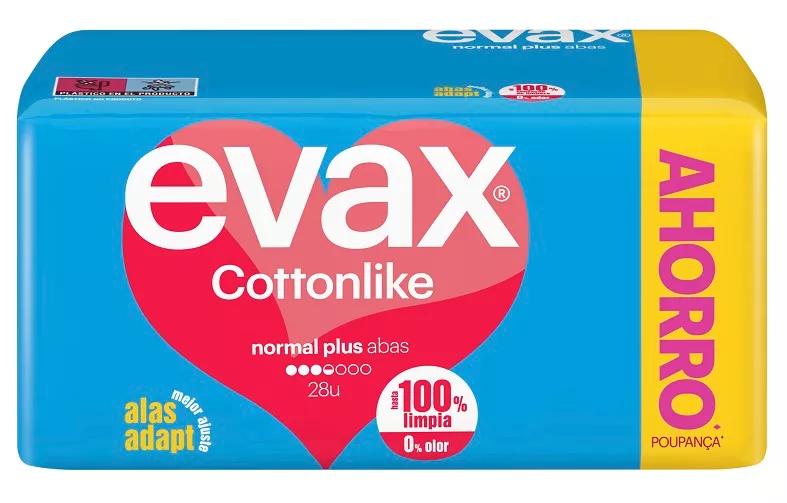 Evax Cottonlike Wings Normal Plus 28 Units