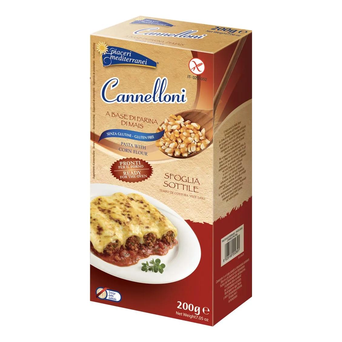 Piaceri Mediterranei Pasta Di Mais Cannelloni Senza Glutine 200 g