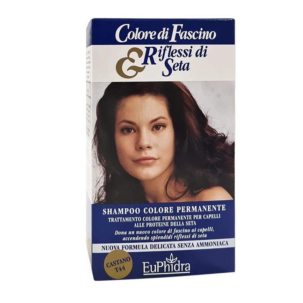 Euphidra Shampoo Colore Permanente Tintura n°44 Colore Castano 120 ml