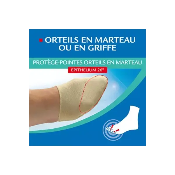 Epitact protects pointed toes Epithelium 26 size M