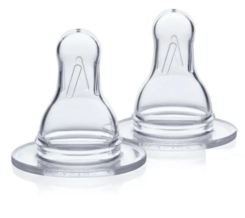 Medela Sauger S Slow Flow 0-3 Monate 2 Sauger