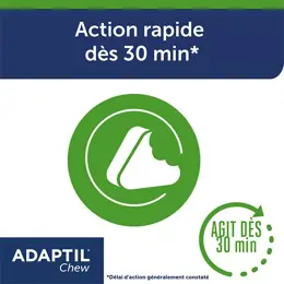 ADAPTIL Chew Bouchées anti-stress pour chiens Action rapide dès 30 minutes