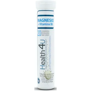 H4U Magnesium + Vitamin B6 20 Lemon Effervescent Tablets