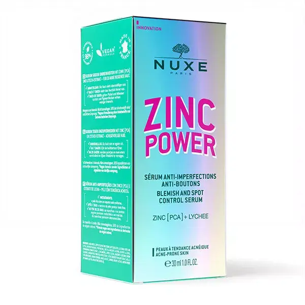 Nuxe Zinc Power Sérum Anti-Imperfections Anti-Boutons 30ml