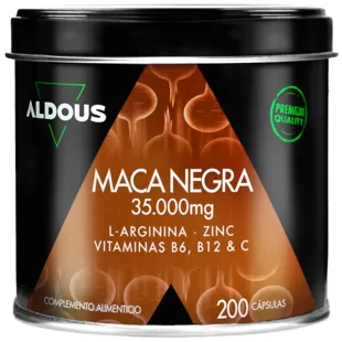 Aldous Maca Negra Peruana Complex 35.000 mg 200 Cápsulas