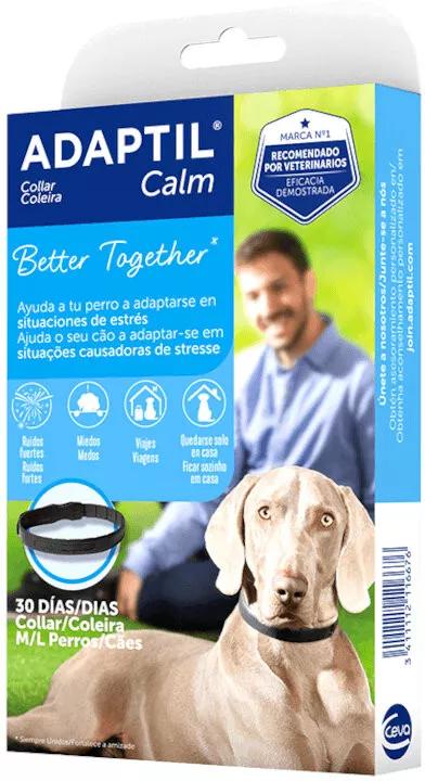 Le collier Adaptil Calm M/L aide à réduire le stress