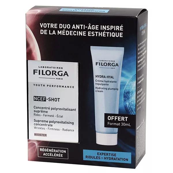 Filorga Duo Ncef-Shot Serum 15ml + Hydra-Hyal Cream 30ml Gratis