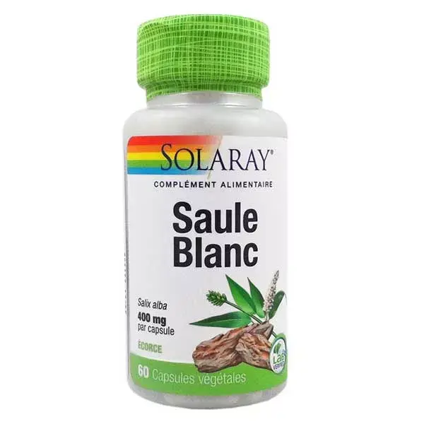 Solaray Saule Blanc 400mg 60 capsules