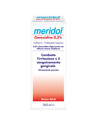 Meridol Collutorio Trattamento Gengive Infiammate Clorexidina 0,2% 300 ml