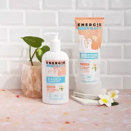 Energie Fruit Cheveux Secs et Abimés Shampoing Monoï & Huile de Macadamia Bio 250ml