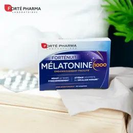 Forté Pharma Mélatonine 1000 Sommeil 30 comprimés Endormissement Facilité