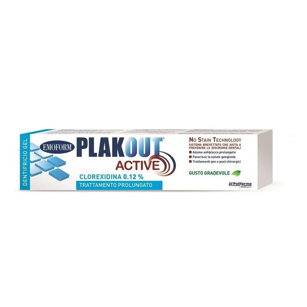 Emoform Plak Out Active Dentifricio Clorexidina 0,12% Antiplacca E Antibatterico 75 ml