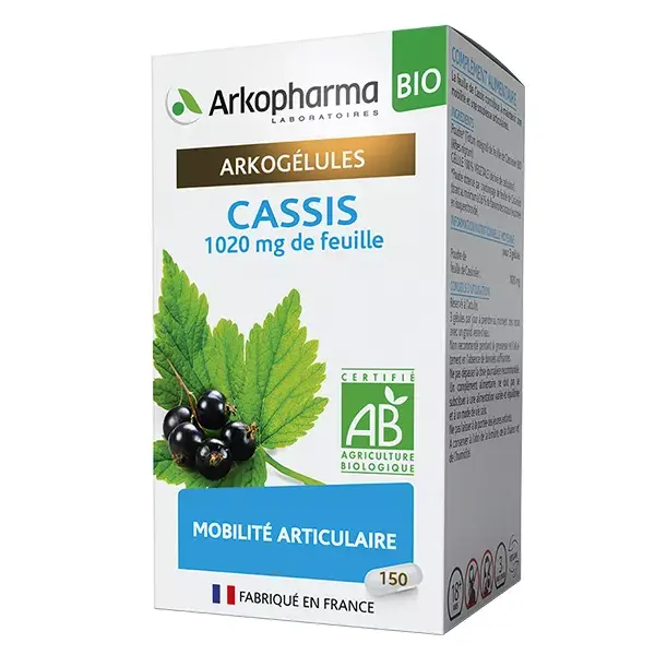 Arkopharma Arkogélules Blackcurrant Bio 150 capsules