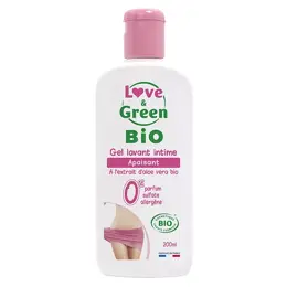 Love & Green Gel Lavant Intime Apaisant Bio 200ml