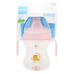 MAM Tasse d'Apprentissage +6m 190ml Chat Rose