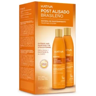 Kativa Post Alisado Champú 225 ml + Acondicionador 225 ml