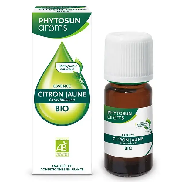 Phytosun Arôms Huile Essentielle Citron Jaune Bio 10ml