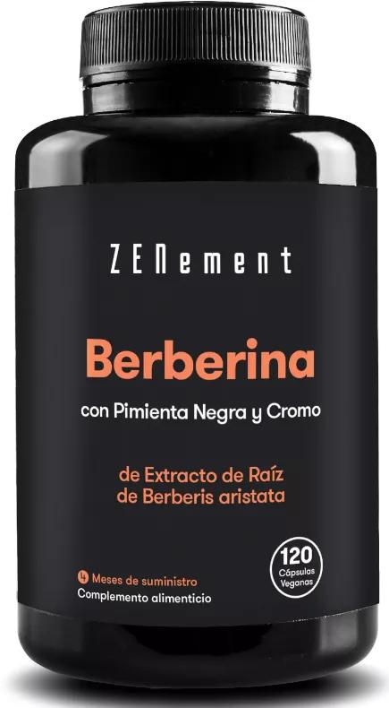 ZENement Berberine met zwarte peper en chroom 120 capsules