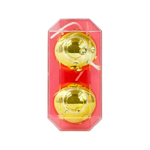 Sette di design Duo palle oro oro sfere di Geisha