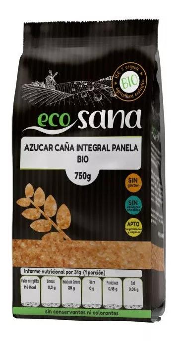 Ecosana Açúcar de Cana Integral Panela Bio 750gr