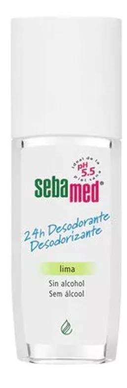 Sebamed desodorizante 24 Horas SemAcoolPeles Sensíveis Vaporizador Lima 75ml