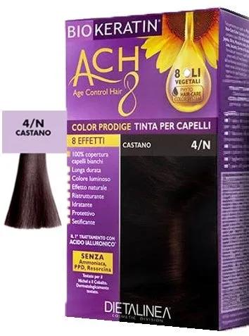 Biokeratin Ach 8 Tinta Per Capelli Colore 4/N Castano