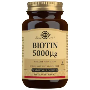 Solgar Biotine 5000 mcg 100 Gélules