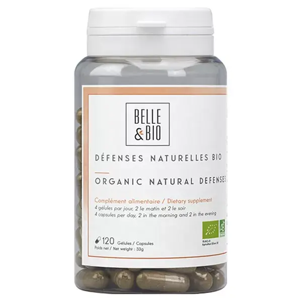 Belle & Bio Natural Defences Organic 120 capsules