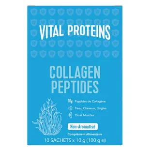 Vital Proteins Collagen Peptidi Collagene Bovino in Polvere 10 sticks da 10g