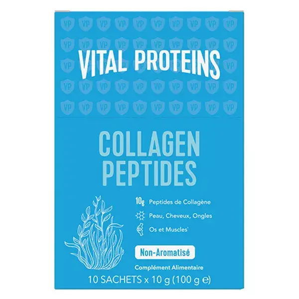 Vital Proteins Collagen Peptidi Collagene Bovino in Polvere 10 sticks da 10g