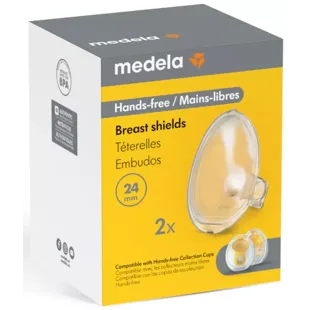 Medela Hands-free Breast Pump Funnel 24 mm 2 units
