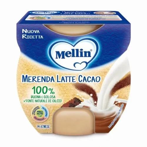 Mellin Merenda Latte e Cacao 2 x 100 g