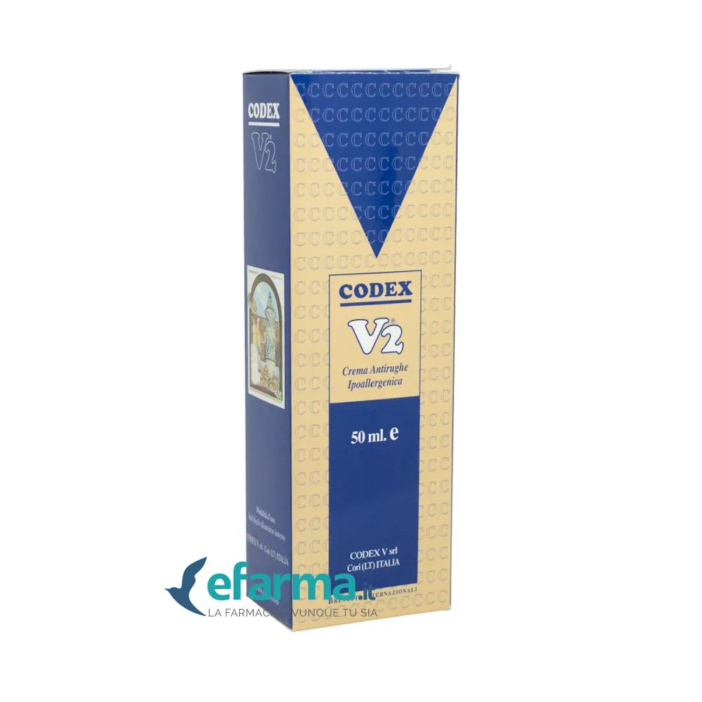 Codex V2 Crema Antirughe Ipoallergenica Viso 50 ml