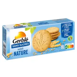 Gerblé Sans Sucres Sablé Nature 132g