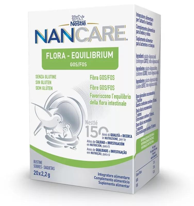 Nestlé Nancare Flora Equilibrum gOS/FOS 20 Saquetas x 2,2gr