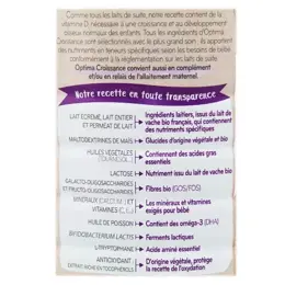 Babybio Lait Infantile Optima Croissance 3ème Âge Bio 800g