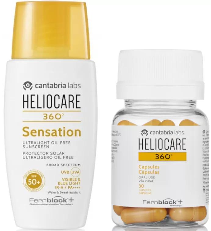 Heliocare 360 Sensation SPF50+ 50 ml + Heliocare 360 30 Capsules