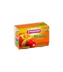 Plasmon Omogenizzato Pesca e Mela 2 vasetti da 104 g